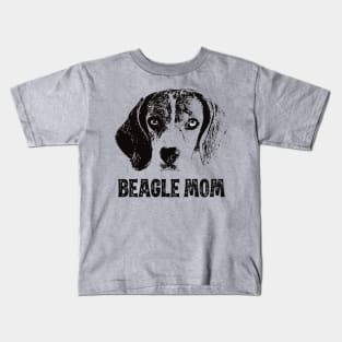 Beagle Mom - Beagle Dog Mom Kids T-Shirt